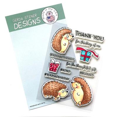Gerda Steiner Clear Stamps - Hedgehog with Gifts